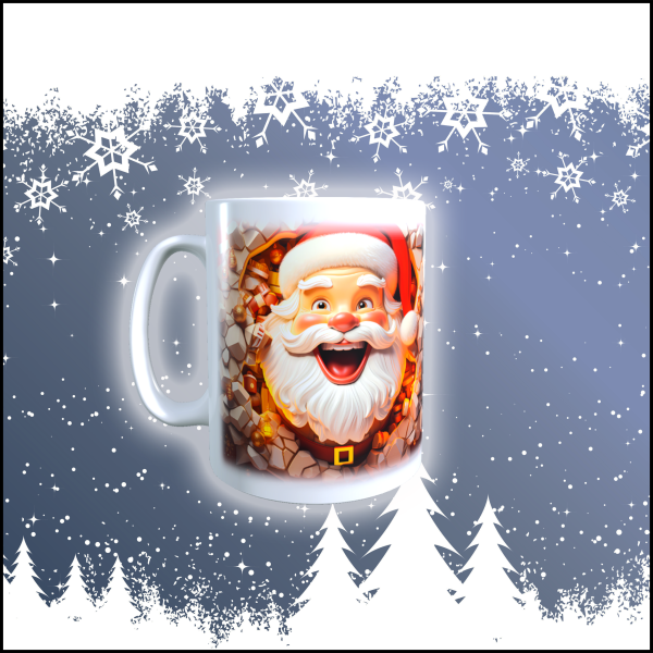 Weihnachtstasse "Nikolaus" aus Kunststoff für Kinder